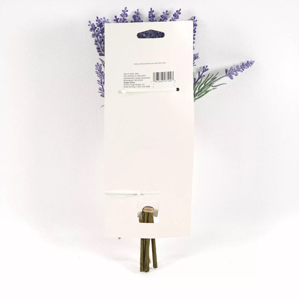 Threshold by Target Faux Blooming Lavender Floral Decor 12" Stems 5 pack‎ NEW - Picture 2 of 4
